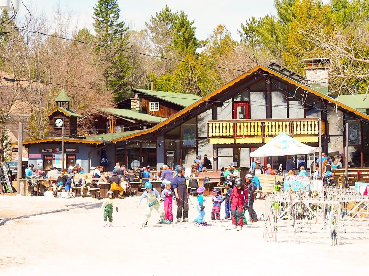 Spring Skiing at Ski Vallée Bleue: A Laurentian Gem's Late Season Vibe